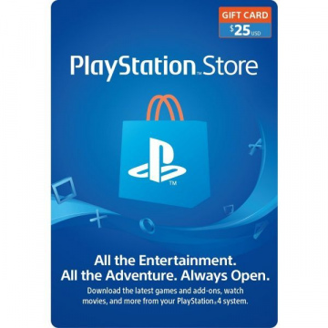 PlayStation Store $25 USD Gift Card